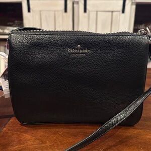 Kate Spade Black Leather Shoulder Bag